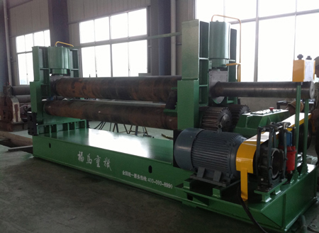 W11S-16×2500 上辊万能卷板机客户现场